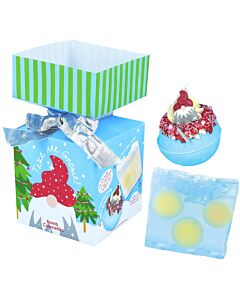 Bomb Cosmetics Jingle Bell Rock Mini Bath Bomb Cracker Gift Pack